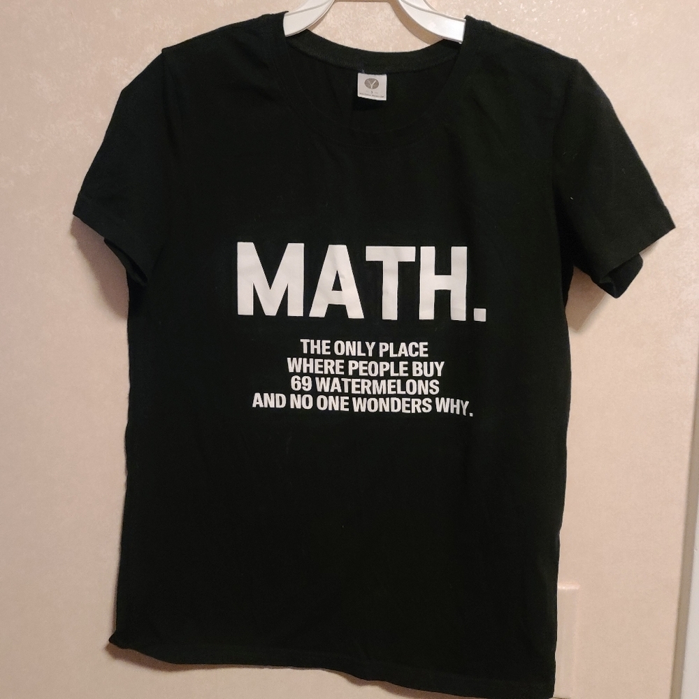 Funny Math graphic tee